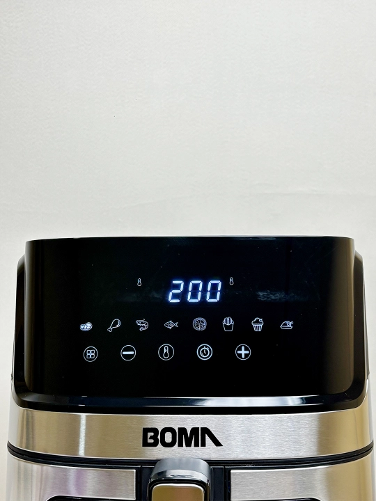 Аэрогриль BOMA 8–14л, 8–12 программ, до 2600 Вт, двойная корзина, фритюрница без масла