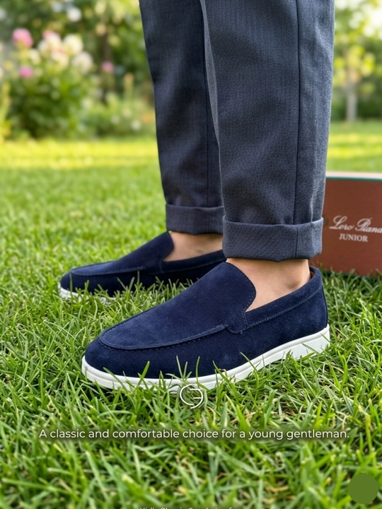 Лоферы для мальчиков Loro Piana размеры 35-39, мокасины из натуральной кожи