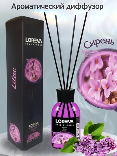 Освежитель воздуха для дома и офиса LOREVA, 110 мл — MVSTORE-LOREVA-АМЕТИС