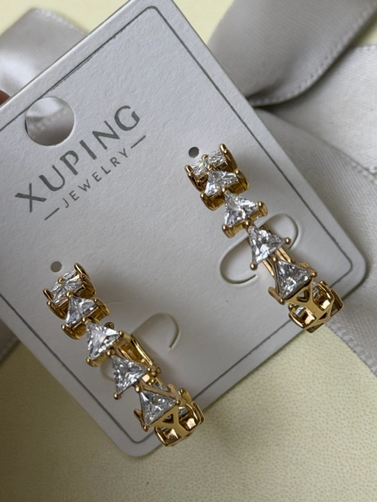 XUPING ayollar zirak-halqalari bijuteriya Luxury Gold