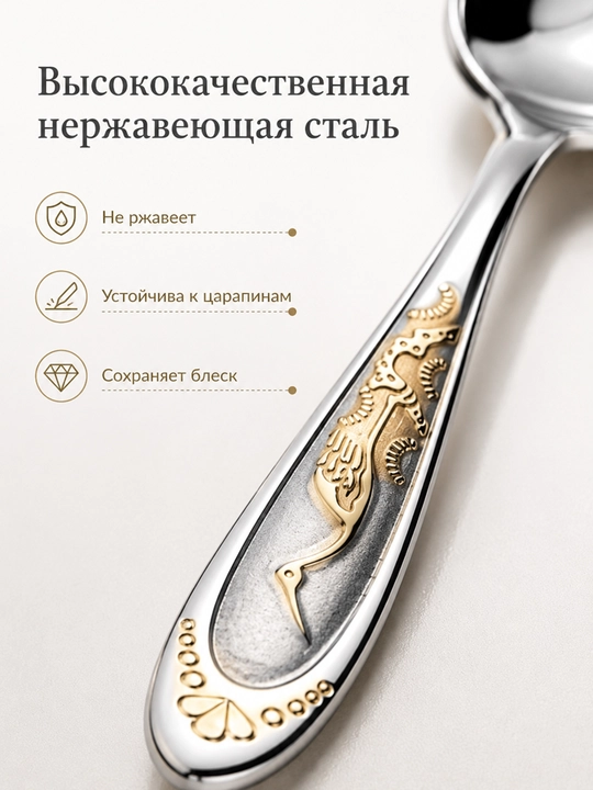 Choy qoshiq, 6 donali to‘plam, 14,5 sm