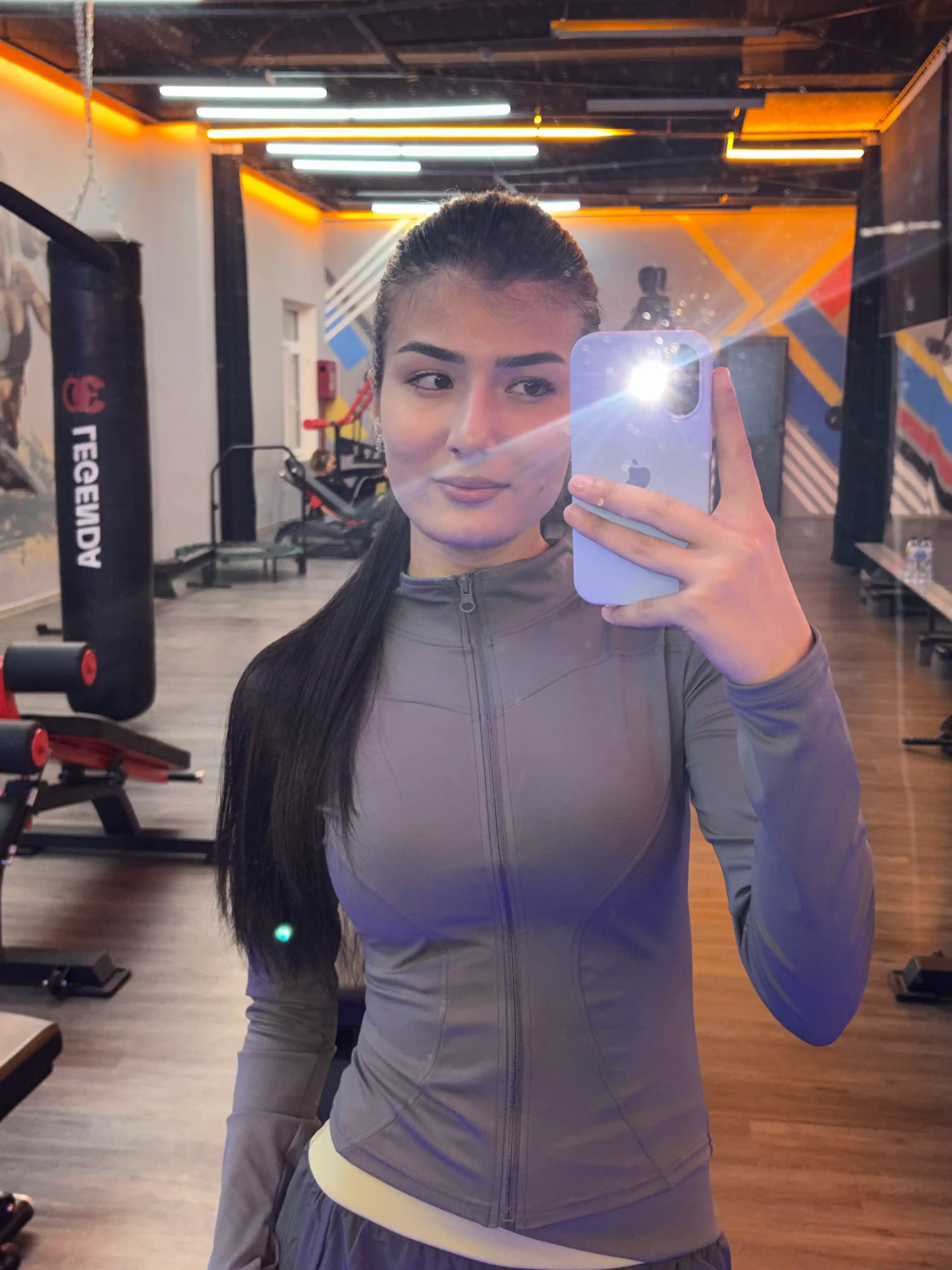 Ayollar sport longslivi, mashg‘ulot uchun rashgard, uzun yengli sport top, sport kiyimi