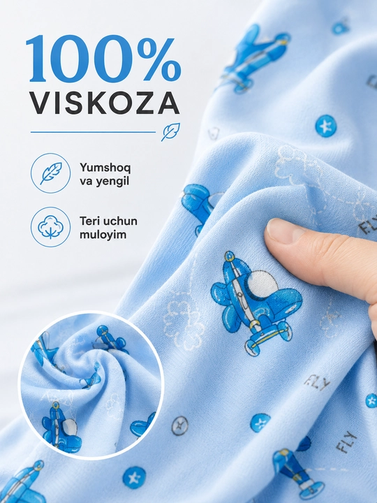 O'g'il va qiz bolalar pijamalari, 0 -2 yosh uchun, bolalar uyqu va uy kiyimi
