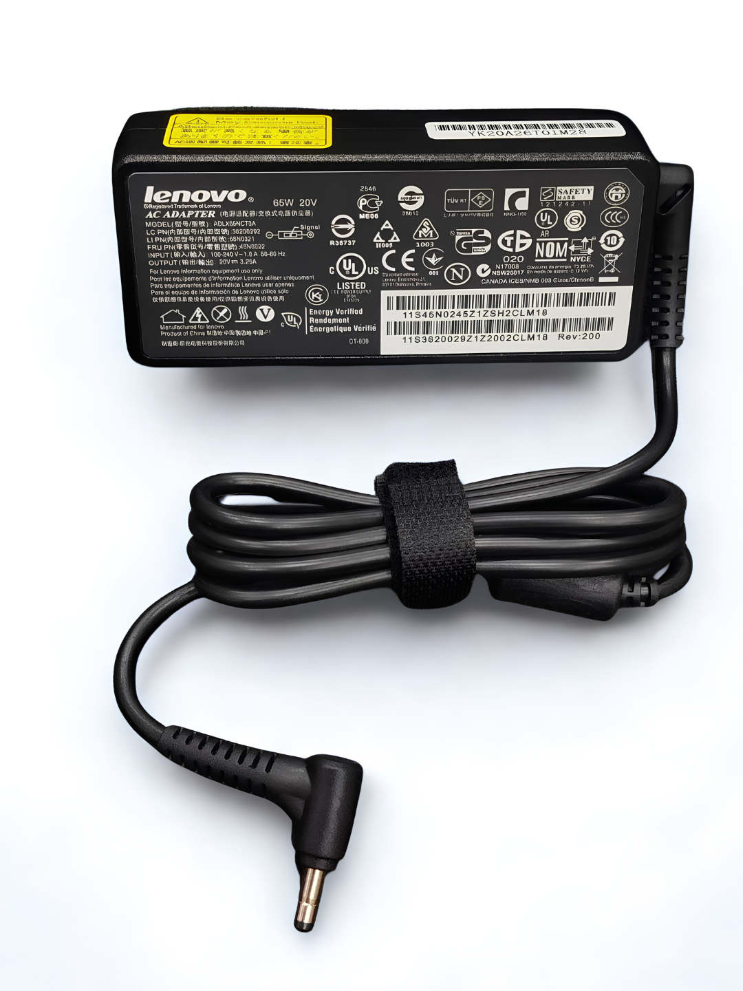 Lenovo, Acer, ASUS va HP Noutbuk uchun quvvat manbai 65 Vt zaryadkchik, 19.5V 3.33A, 65 Vt