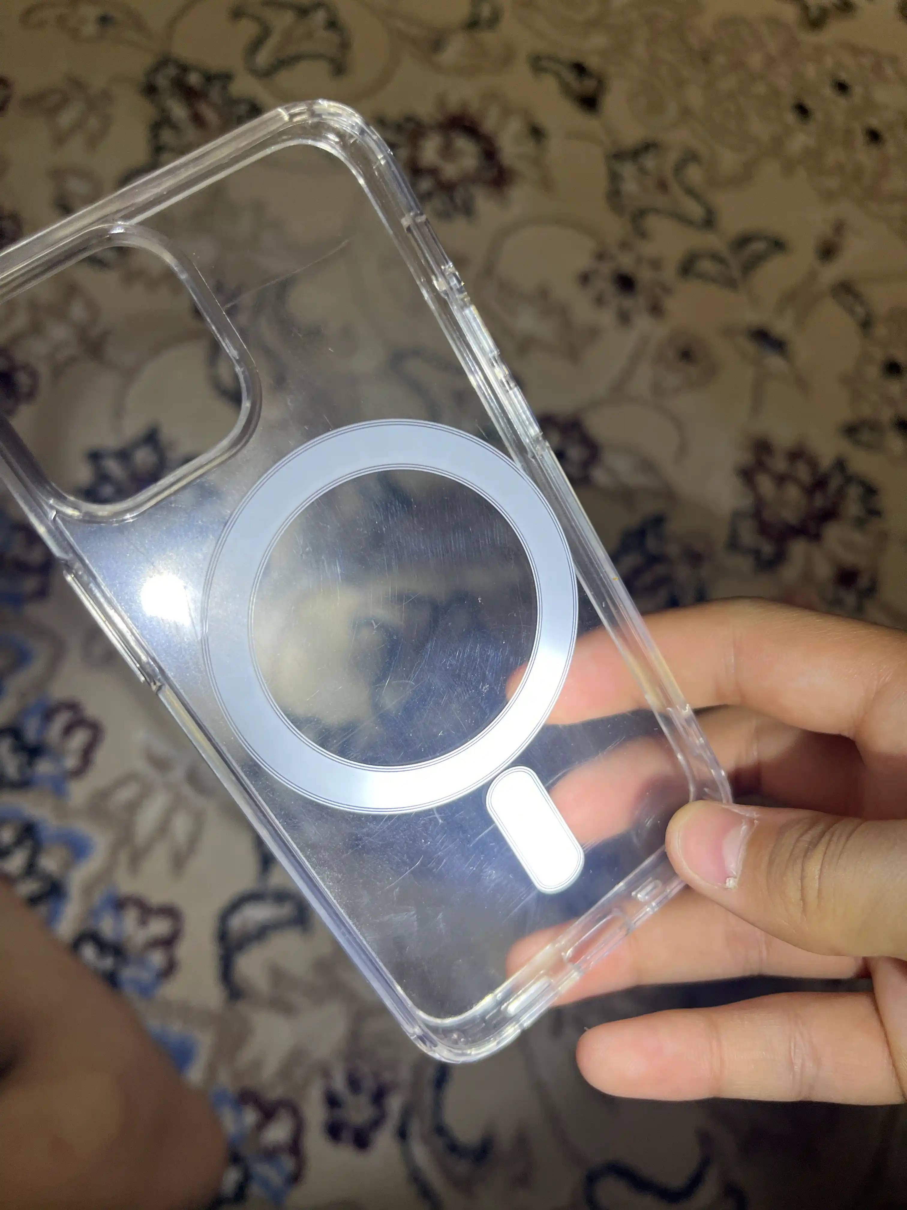 Чехол MagSafe iPhone 11, 12, 13, 14, 15 Pro, Pro Max, 16 Pro Max, Mini, прозрачный