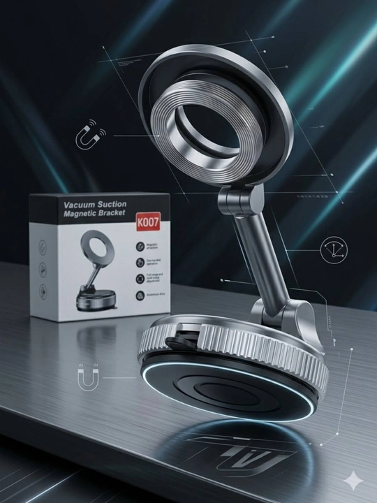 Держатель для телефона, магнитный, вакуумный, в машину с Magsafe