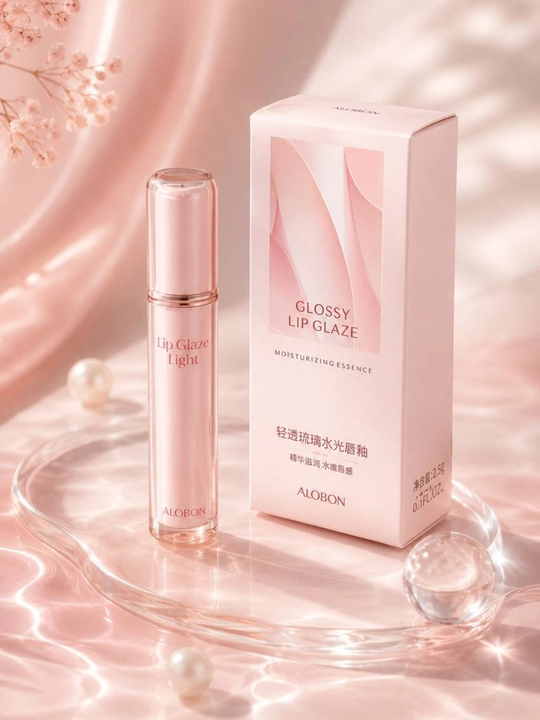 Alobon shaffof yaltiroq bo‘yoq, lab uchun namlantiruvchi yaltiroq lip glaze