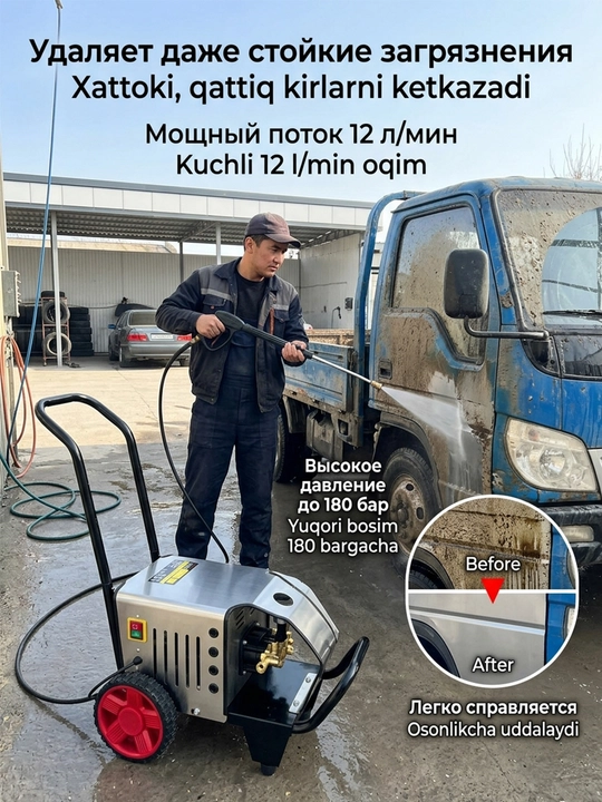 M-3000W yuqori bosimli avtomobil yuvish vositasi Karcher yangilangan versiyasi