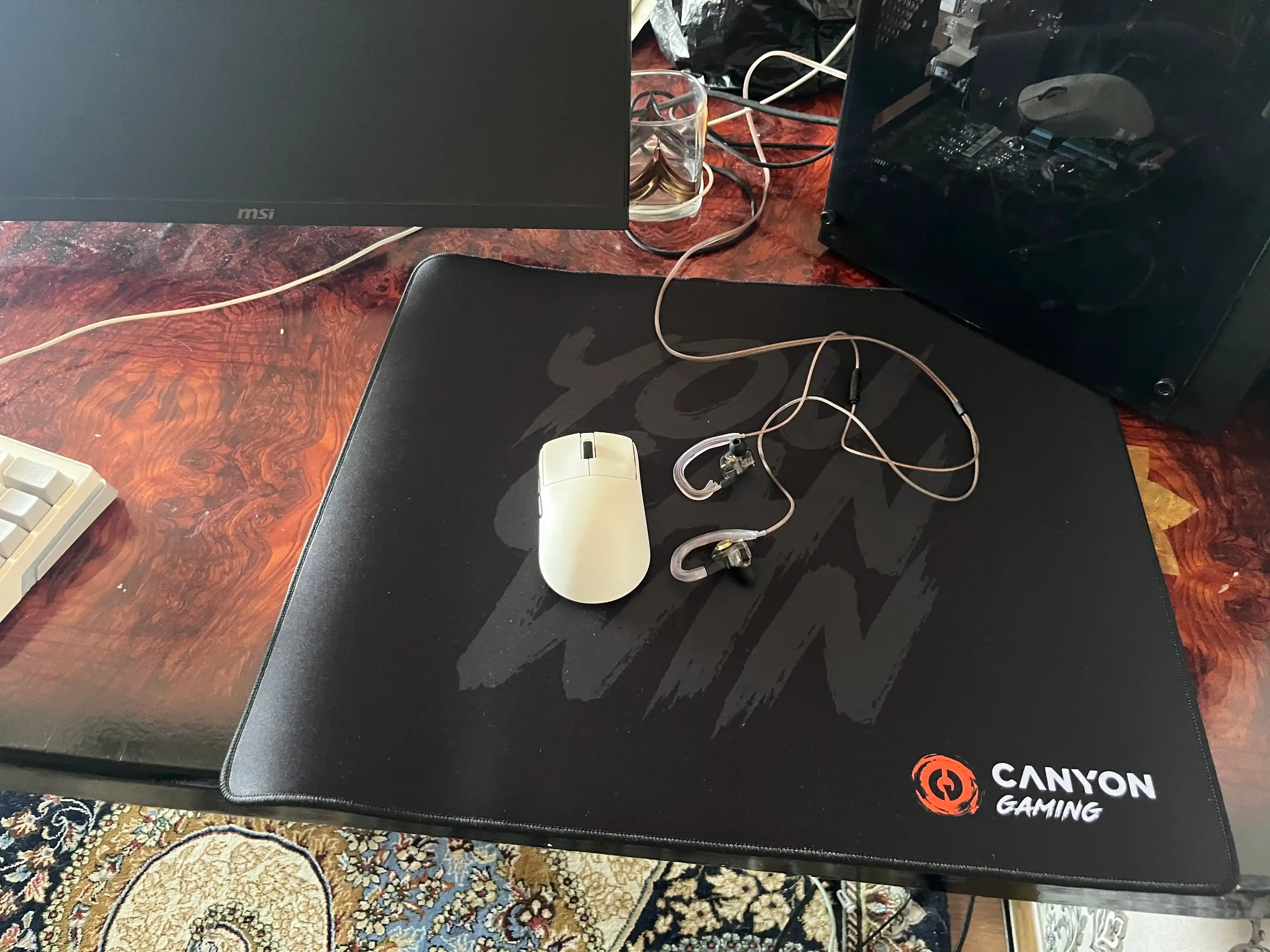 Игровой коврик для мыши и клавиатуры CANYON Gaming MP-5 MP-8 MP-10