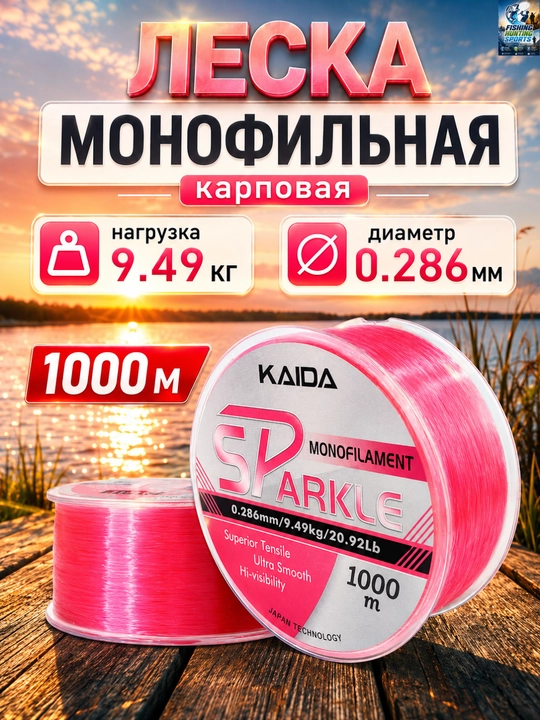Karp ovlash uchun mustahkam leska - 
