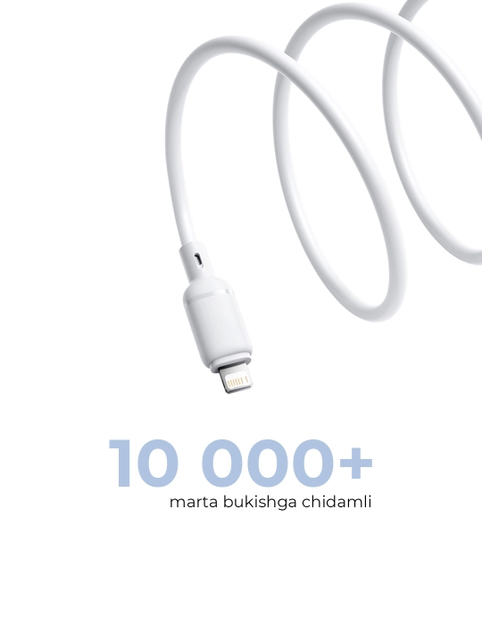 Kabel Baseus Silky USB-A to Lightning, 3A, 1 metr