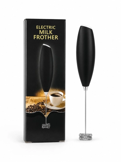 Капучинатор электрический mini mixer вспениватель молока milk frother для кофе - 