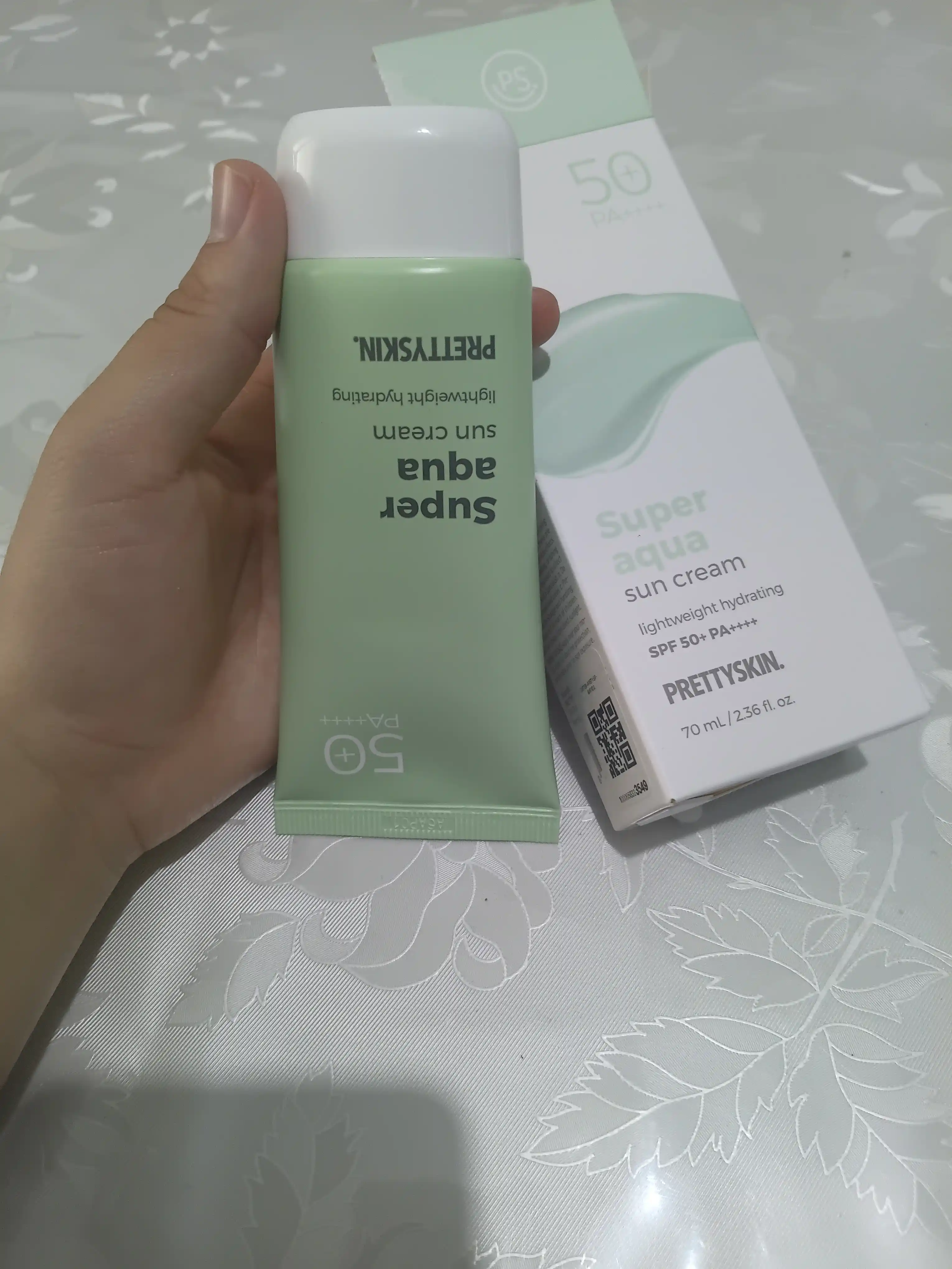 Pretty Skin Yuz uchun namlovchi, quyoshdan himoyalovchi krem SPF50+ PA++++ 4 xil, 70 ml
