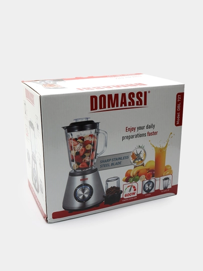 Блендер DOMASSI, стационарный блендер 7 скоростей профессиональный блендер + кофемолка