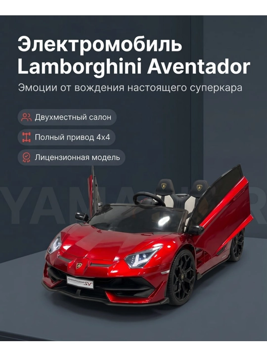 Детский электромобиль YAMAJOR дрифт 2-4 мотора, аккумулятор 12–24V-48V, один-двухместный - 