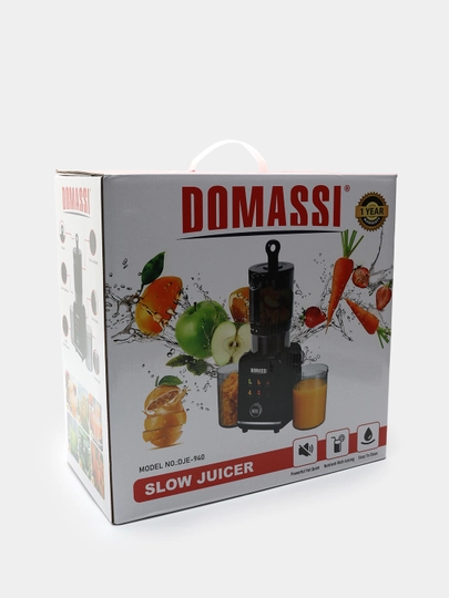 Шнековая соковыжималка DOMASSI, DJE-940, DJE-920