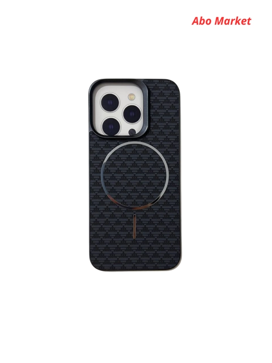 IPhone uchun magnitli orqa panel MagSafe, karbon chexol qo'shimchasi, Magnetic Backplate