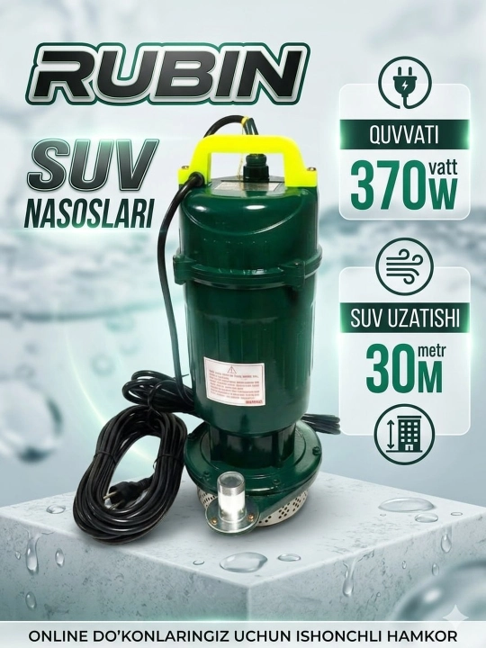 SUG'ORISH NASOSI RUBIN 370W - 
