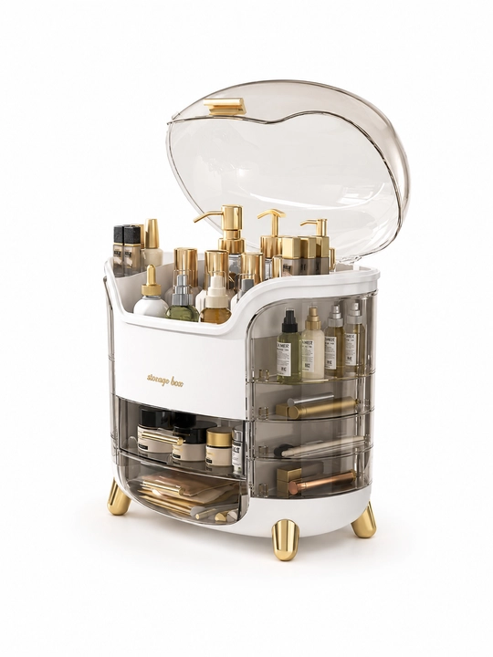Kosmetika organizeri makeup storage box drawerli cosmetic qutisi katta hajm