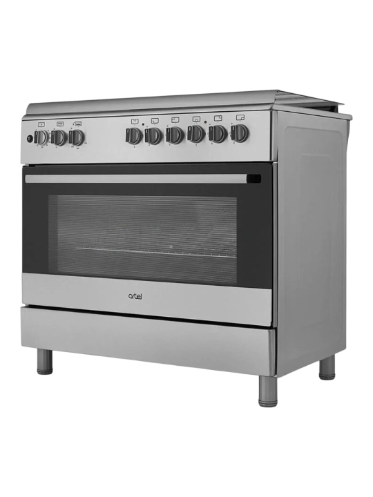 Gaz plita Artel Apetito F 90G Inox 4 konforka duxovkali zanglamas po‘lat mustahkam