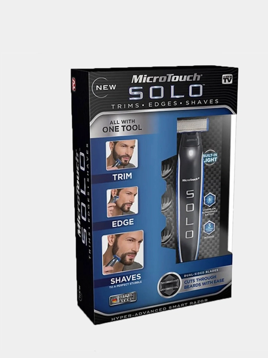 Универсальный триммер для бороды и усов MicroTouch Solo (аккумуляторный)