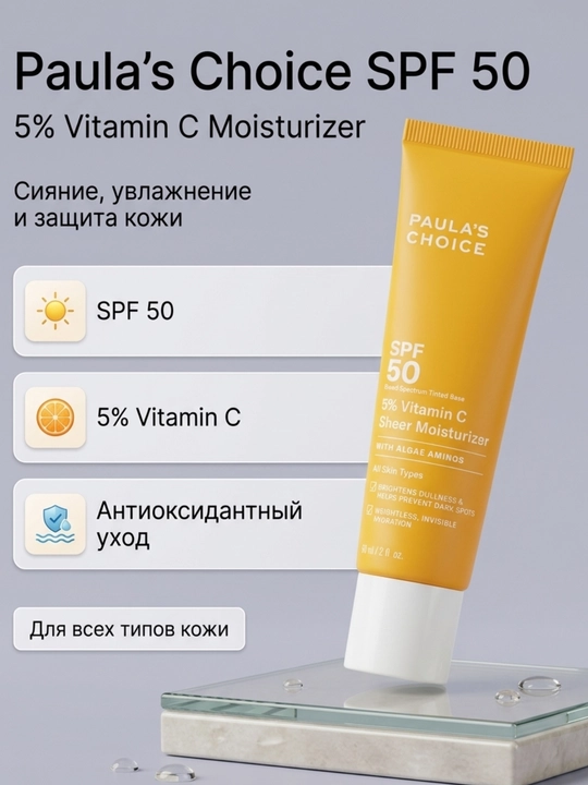 Крем для лица Paula’s Choice, SPF 50, 60 мл - 