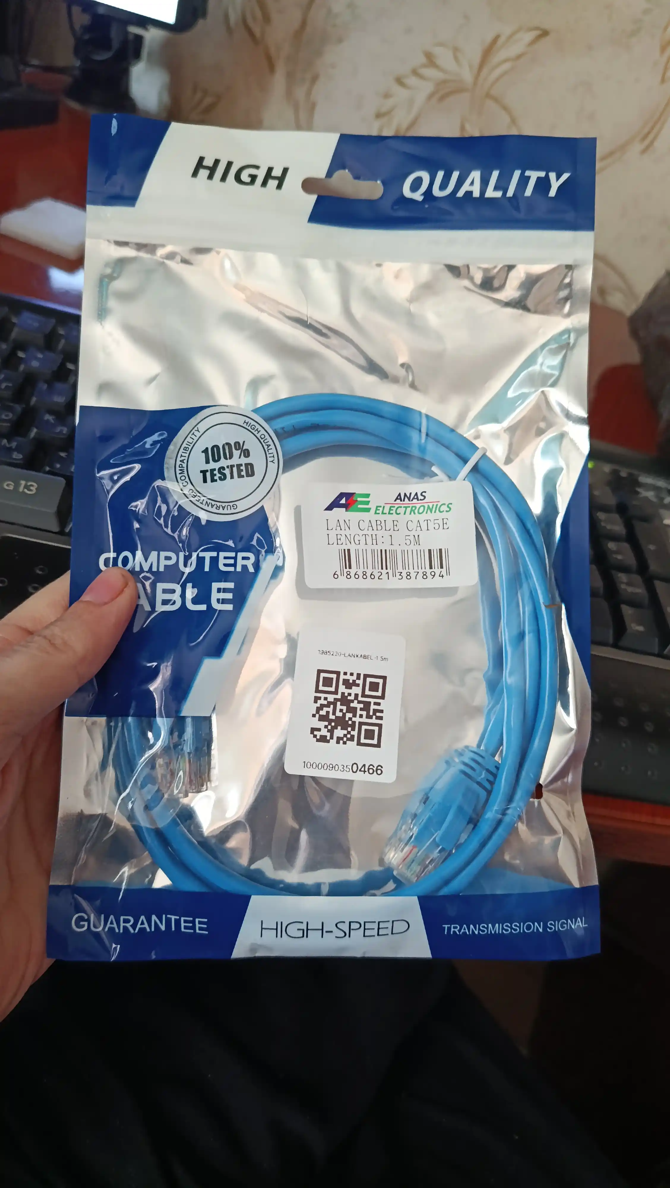 Сетевой интернет-кабель CAT5e RJ45, Ethernet LAN патч-корд для роутера, ПК, ТВ, 1.5–50 м
