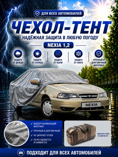 Универсальный водонепроницаемый защитный чехол для навеса ТЕНТ подходящий для всех сезонов — AVTZPCH-TENT-ЛЕДЯН