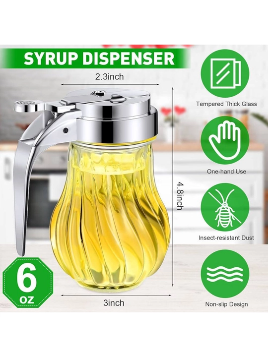 Shakar uchun shisha dozator-dispenser - 
