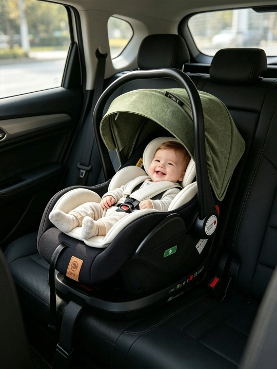 CQM-07 360° ISOFIX avtokreslo, yangi tug‘ilgan chaqaloqlar uchun, 0-13 kg