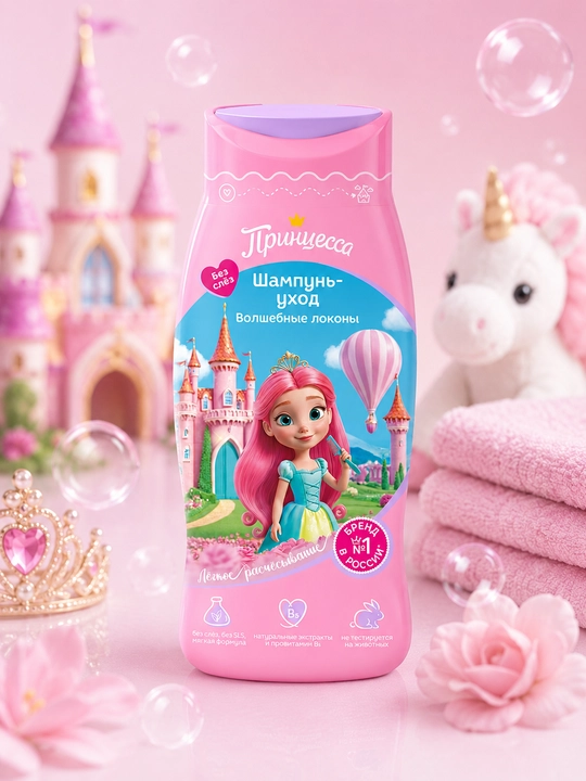 Shampun-Parvarish Sehrli jingalak "Принцесса", 250 ml