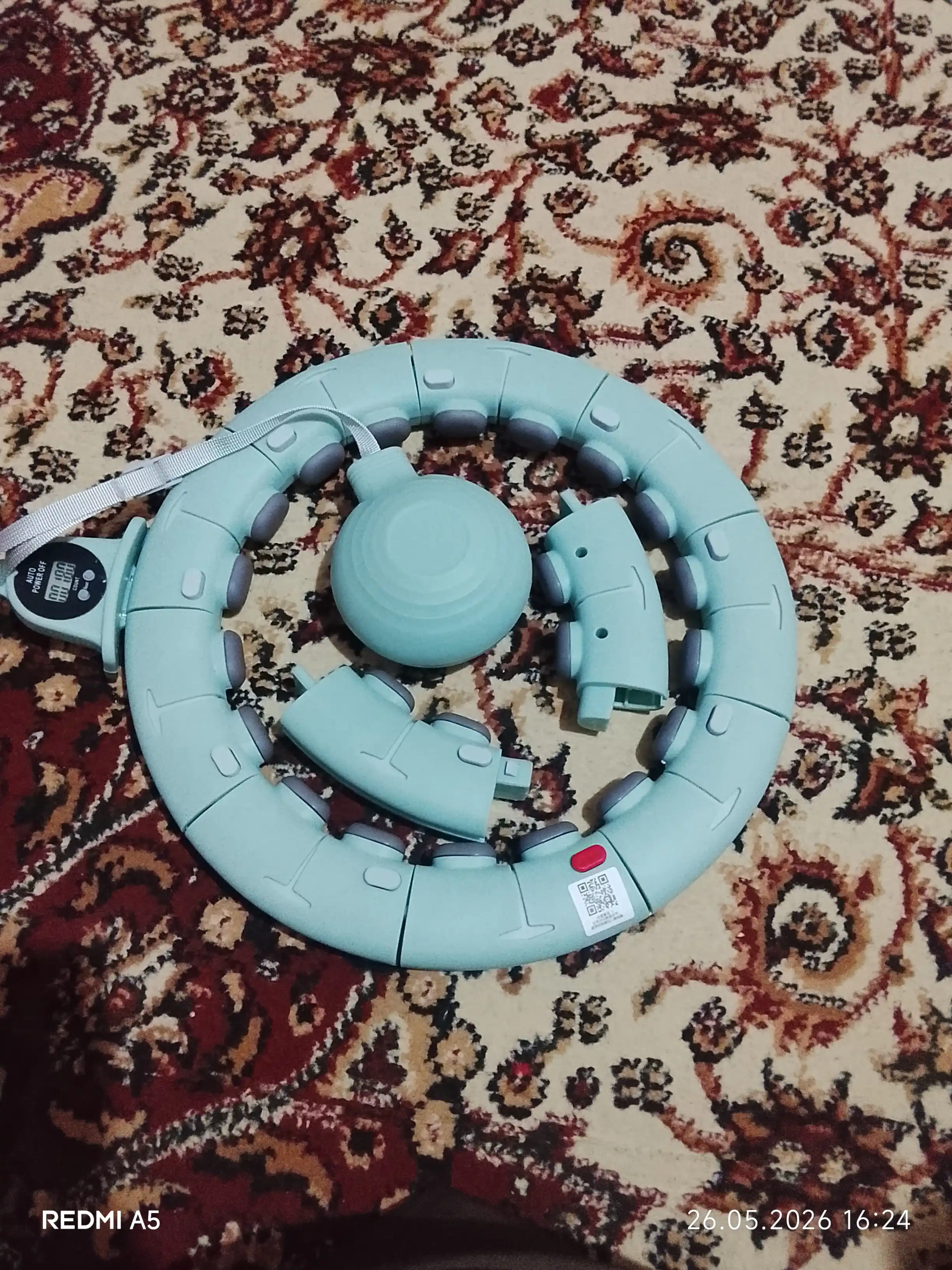 Ozish va fitnes uchun massajli hulahup, sozlanadigan va 360 aylanish hisoblagichi bilan