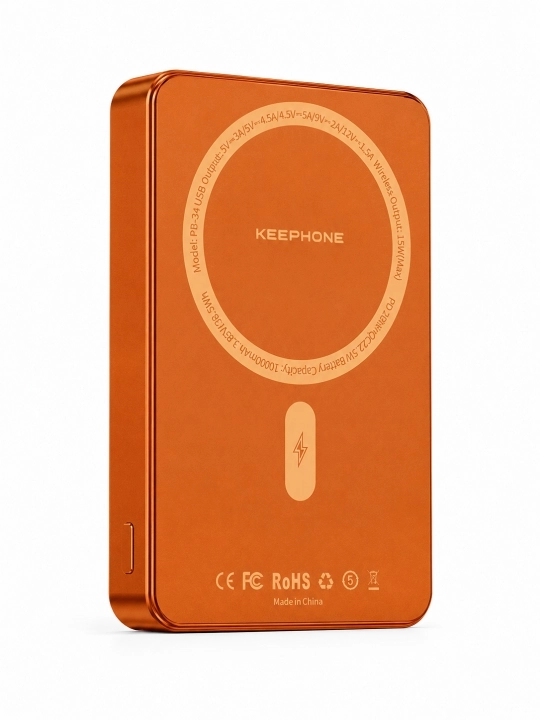 KEEPHONE MagSafe Powerbank 10000mAh, 5000mAh – Беспроводная зарядка 15W, быстрая TypeC 20W
