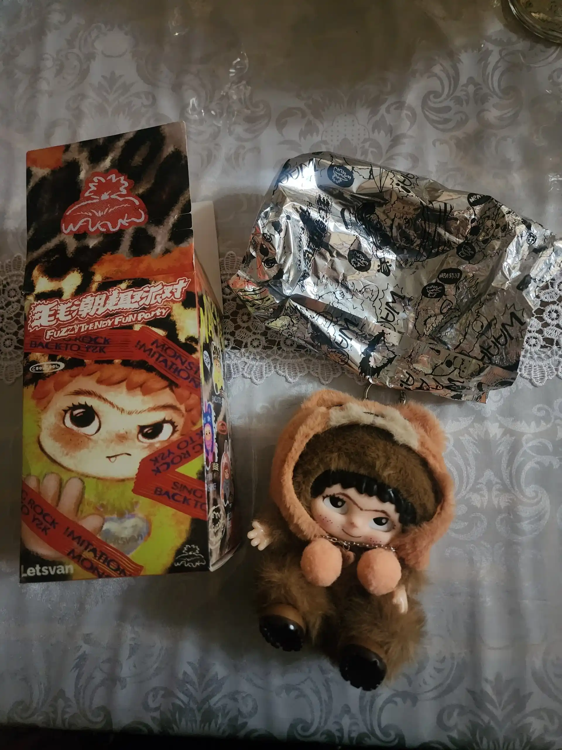 Мягкая игрушка брелок Labubu Wakuku Zootopia blind box сюрприз 15–17 см