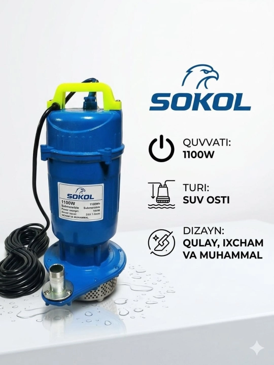 SOKOL 1100V chuqurlikdagi nasos - 