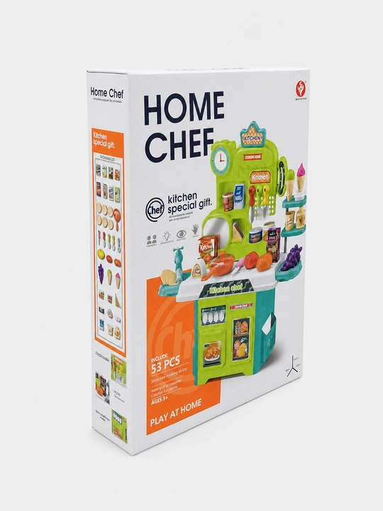 Bolalar oshxonasi Home Chef 53 ta buyum yorug'lik va ovoz bilan