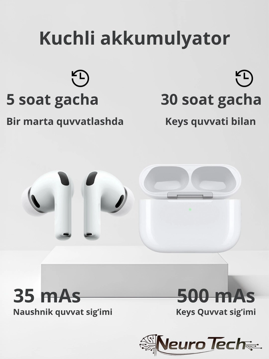 Simsiz quloqchinlari Inkax T07 -  iPhone va Android uchun