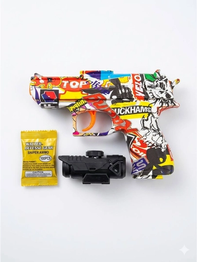 Игрушки, автомат, пистолеты, игрушечный пистолет, автомат детский — ALLZIYO-BLASTER-ЛИМОН-pistol