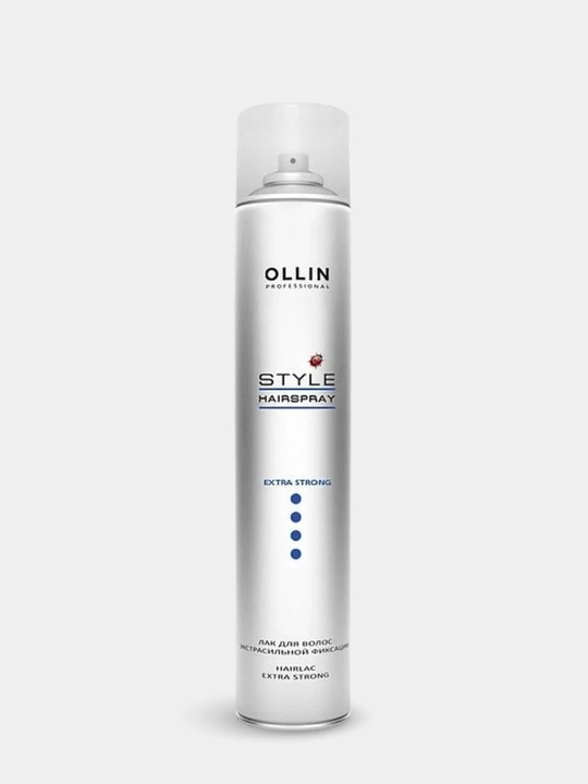 Soch uchun lak, ekstra kuchli fiksatsiya OLLIN Professional OLLIN Style, 450 ml - 