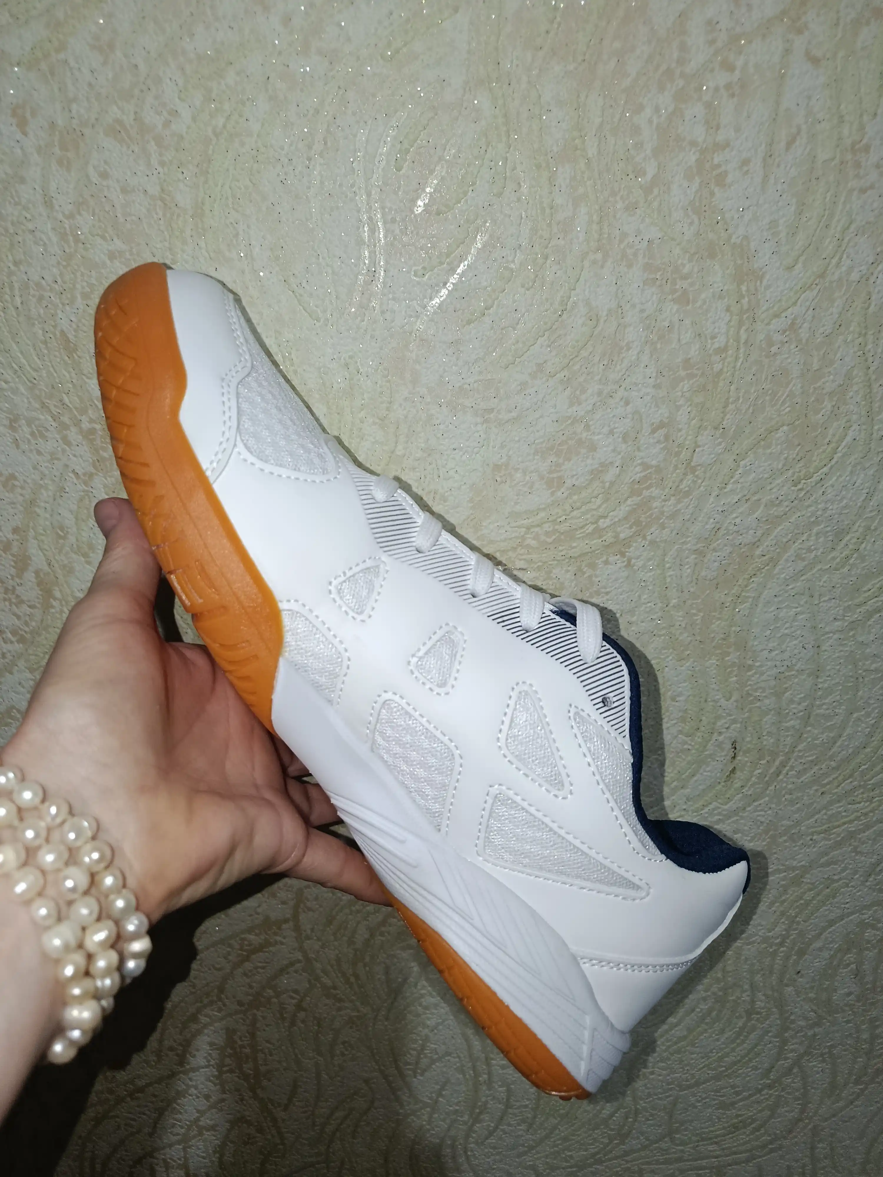 Мужские белые кроссовки SADO