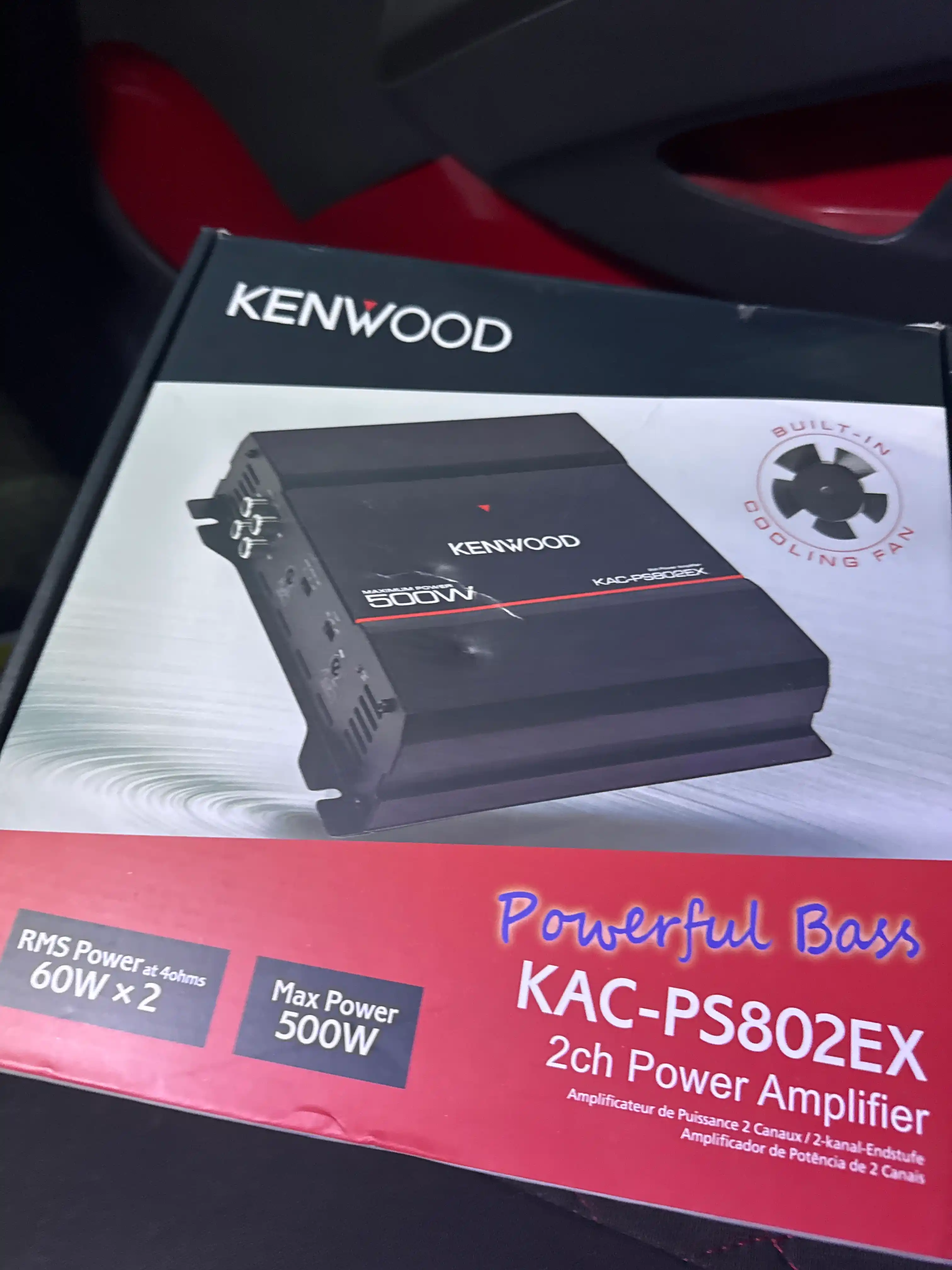 Усилитель Kenwood, 1000W 500w Усилитель мощности звука Kenwood KAC-PS804EX