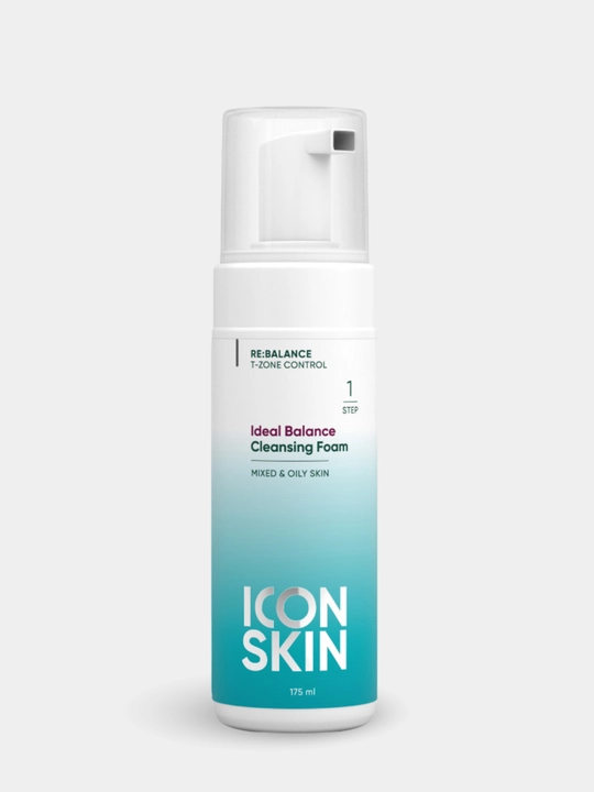 ICON SKIN vitamin C bilan yuzni yuvish uchun ko‘pik, quruq va normal teri uchun - 