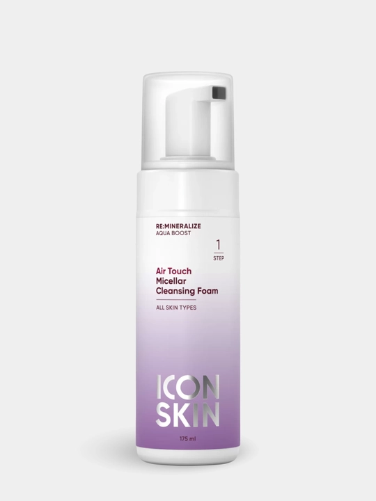 ICON SKIN vitamin C bilan yuzni yuvish uchun ko‘pik, quruq va normal teri uchun - 