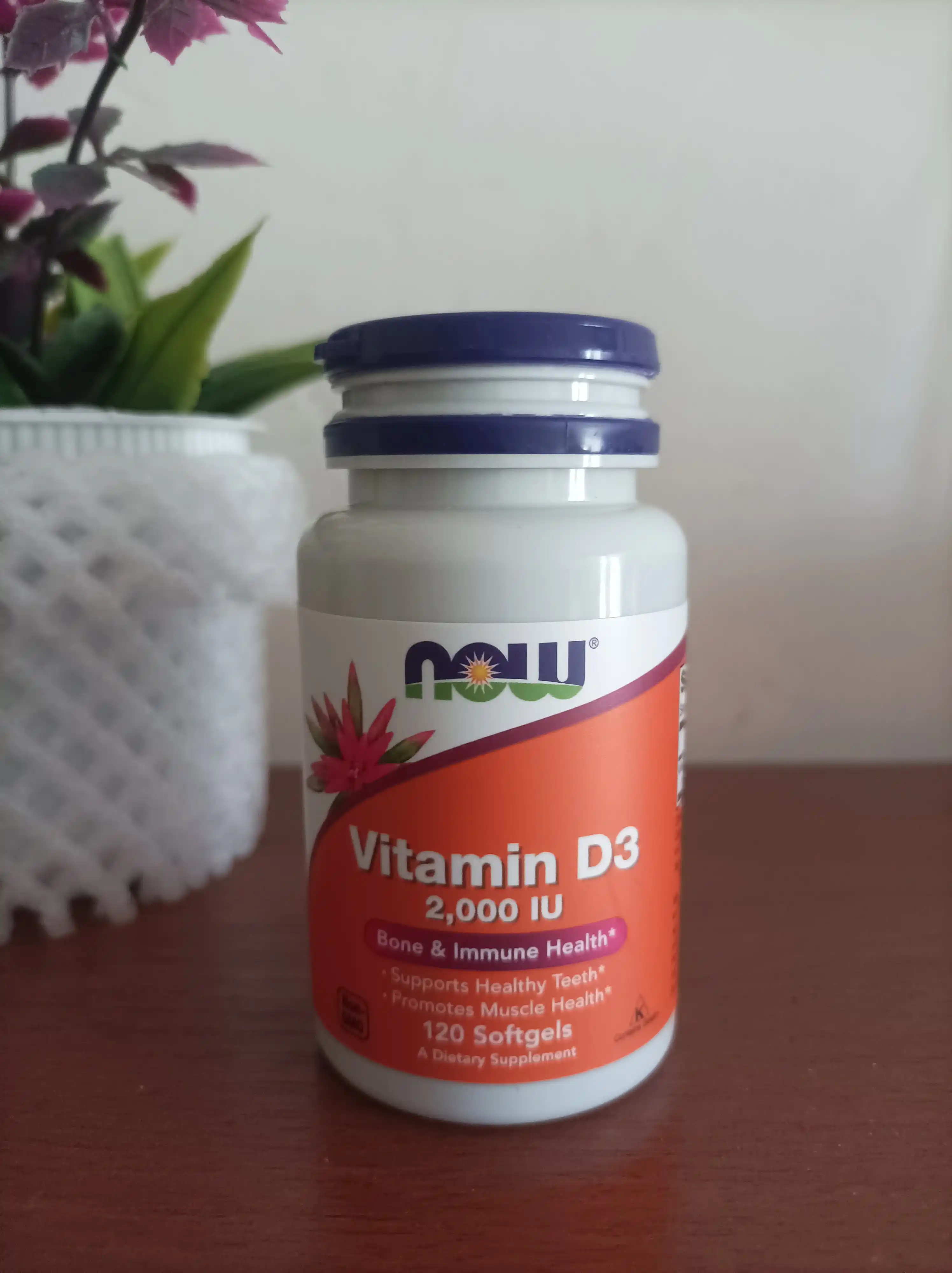 NOW Vitamin D3 2000ME 120 kapsula