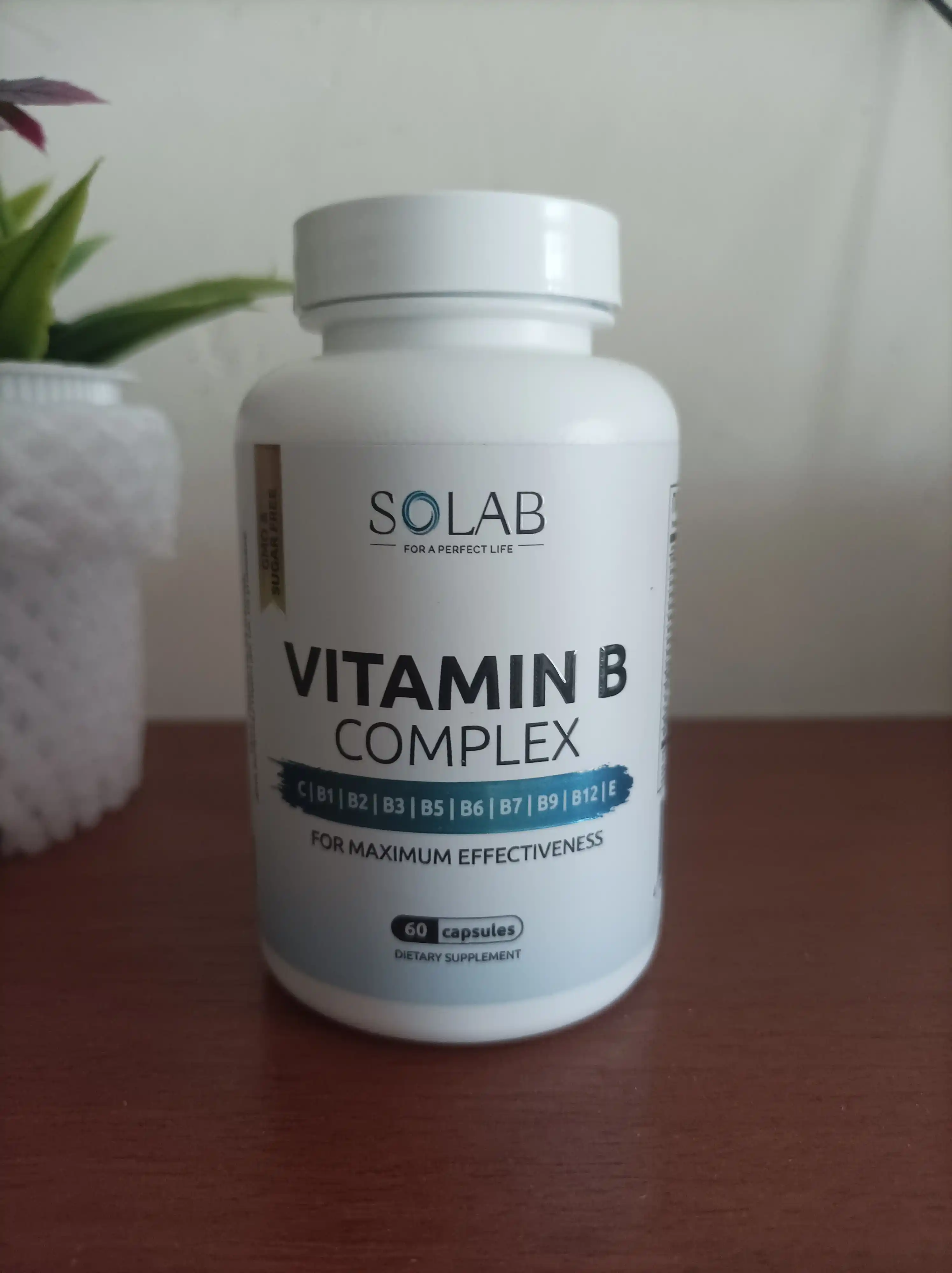 Витамины группы В, SOLAB, 60 капсул
