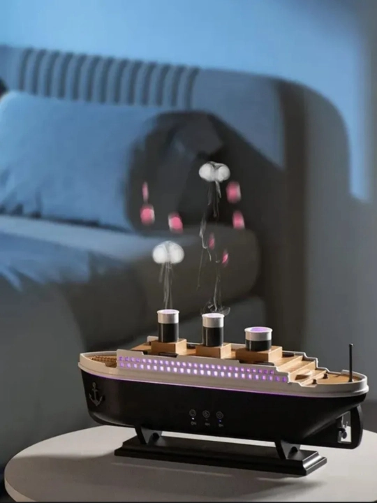 Havo namlagich Titanic aroma diffuzor va tungi chiroq 3 tasi 1 da