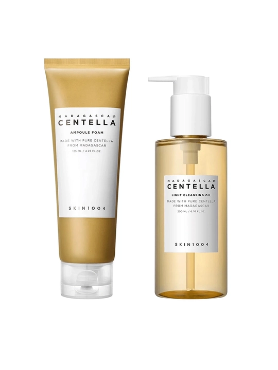 SKIN1004 Madagascar Centella Poremizing, Tea-Trica, Travel Kit, Double, Even Tone to'plami
