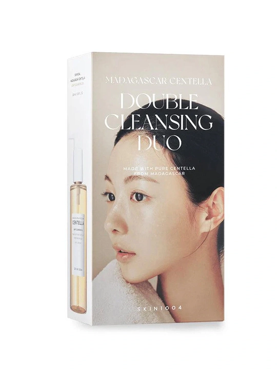 SKIN1004 Madagascar Centella Poremizing, Tea-Trica, Travel Kit, Double, Even Tone to'plami