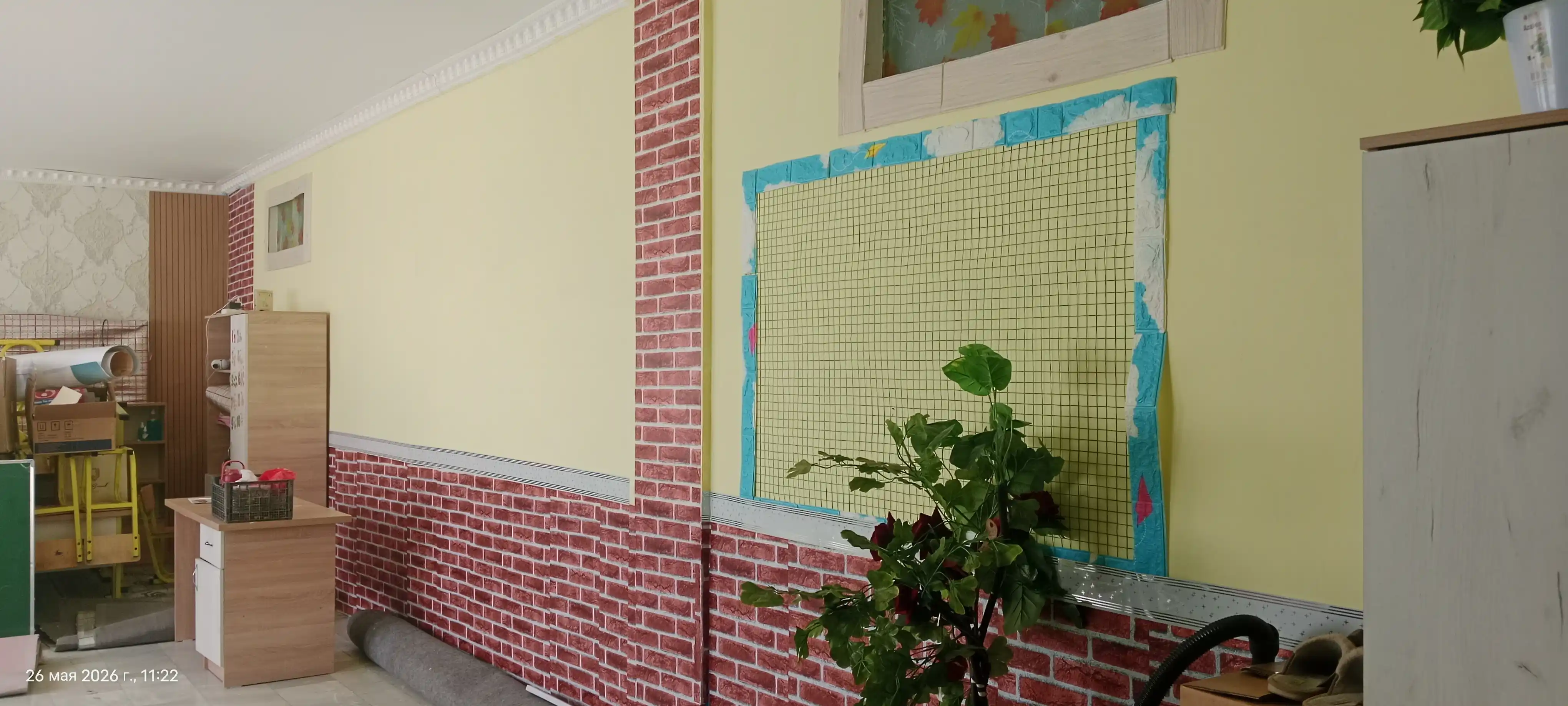 Devor, mebel va deraza uchun o‘zi yopishadigan dekor plyonka 10 sm x 5 m