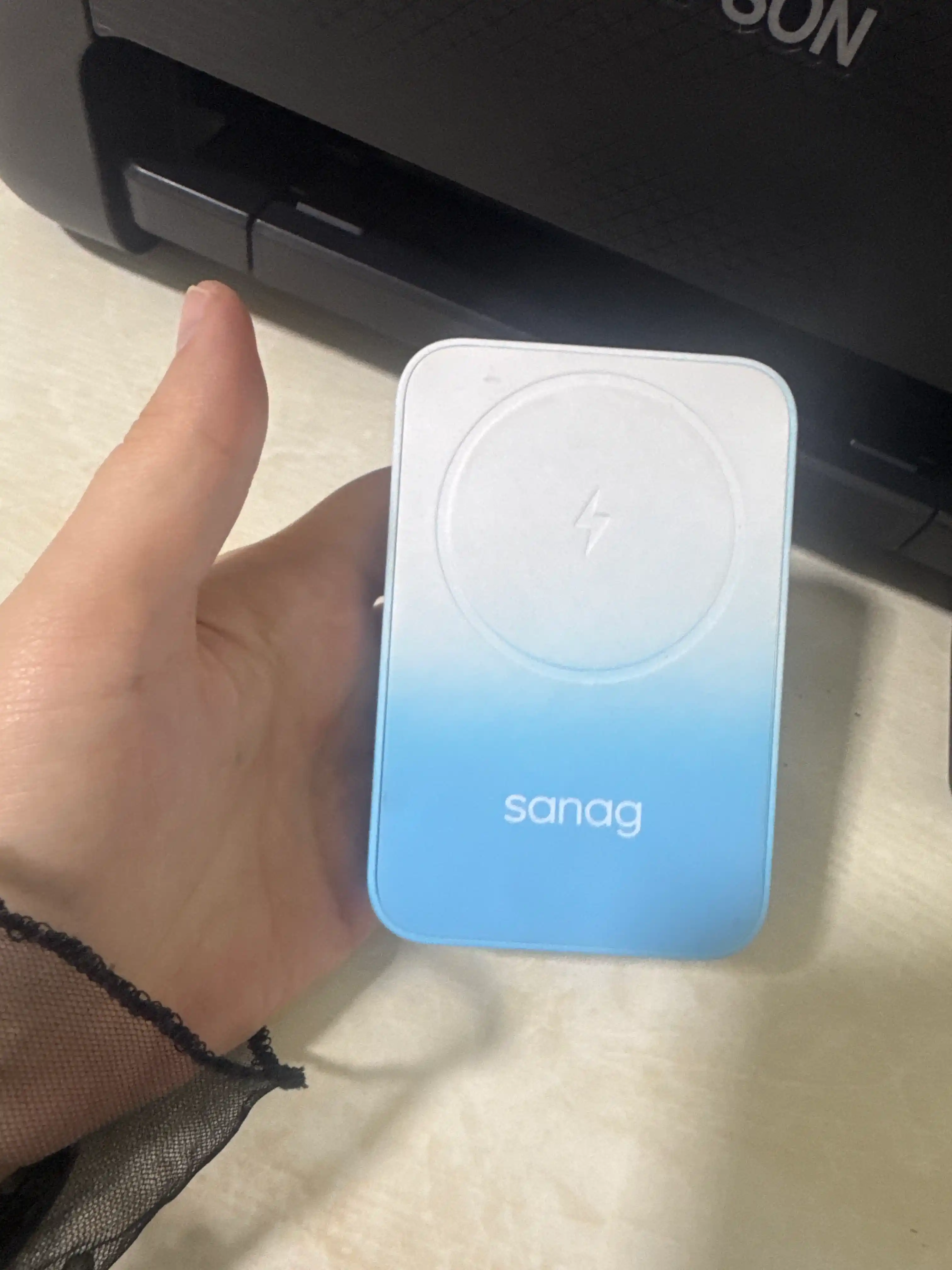 Power Bank Sanag K67 5000mAh, беспроводная зарядка MagSafe 15W, быстрая зарядка PD 20W